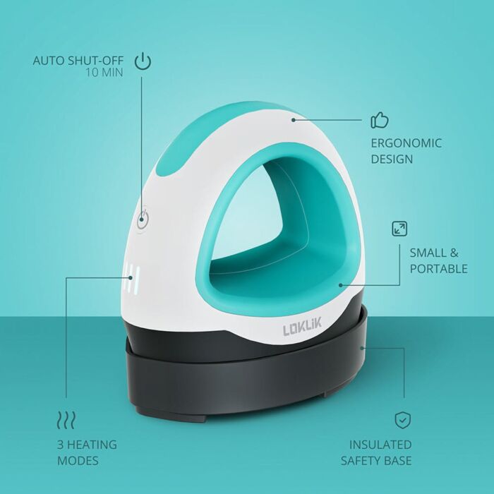 LOKLiK Mini Heat Press - LOKLiK Blue - Afbeelding 9