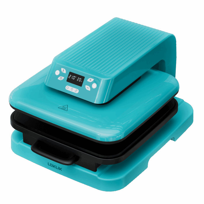 LOKLiK Auto Heat Press - Blue - Afbeelding 2